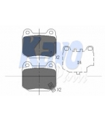 KAVO PARTS - KBP6562 - Колодки тормозные комплект